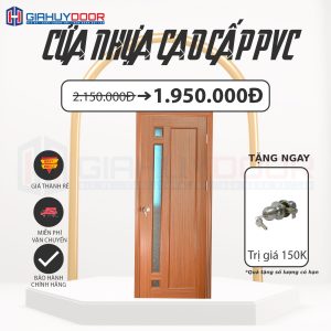 CỬA NHÀ VỆ SINH GIAHUYDOOR - BỀN ĐẸP VÀ TIỆN DỤNG